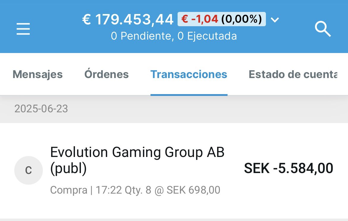 yonki_mercados's tweet photo. Hoy es domingo y tú ya sabes lo que significa en esta cuenta…

Es momento de levantar el telón y mostrarte las compras semanales de mi cartera de inversión...

Y…:

esta semana he ampliado una posición de mi cartera:

La promesa eterna del value investing:

Evolution Gaming, la small cap sueca que está construyendo un monopolio silencioso en el casino digital.

$EVO $EVVTY 

Otras 8 acciones a 698 coronas suecas!!

Sí.
mientras el mercado duda…

yo acumulo.

¿Quieres saber por qué?

Te lo cuento mis 9 motivos👇🏻