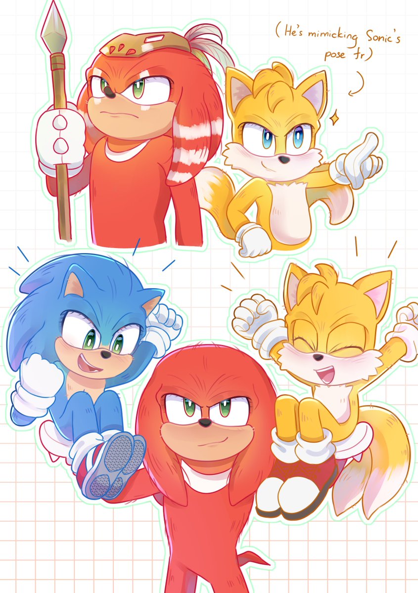 noga10_'s tweet photo. theyre a colorful bunch >:D

#SonicMovie #SonicMovie4 #SonicTheHedgehog https://t.co/L8FD3ugZBi