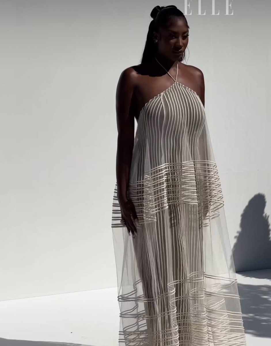 AMERI CROOKED STRATUM SHEER DRESS CROOKED STRATUM SHEER DRESS