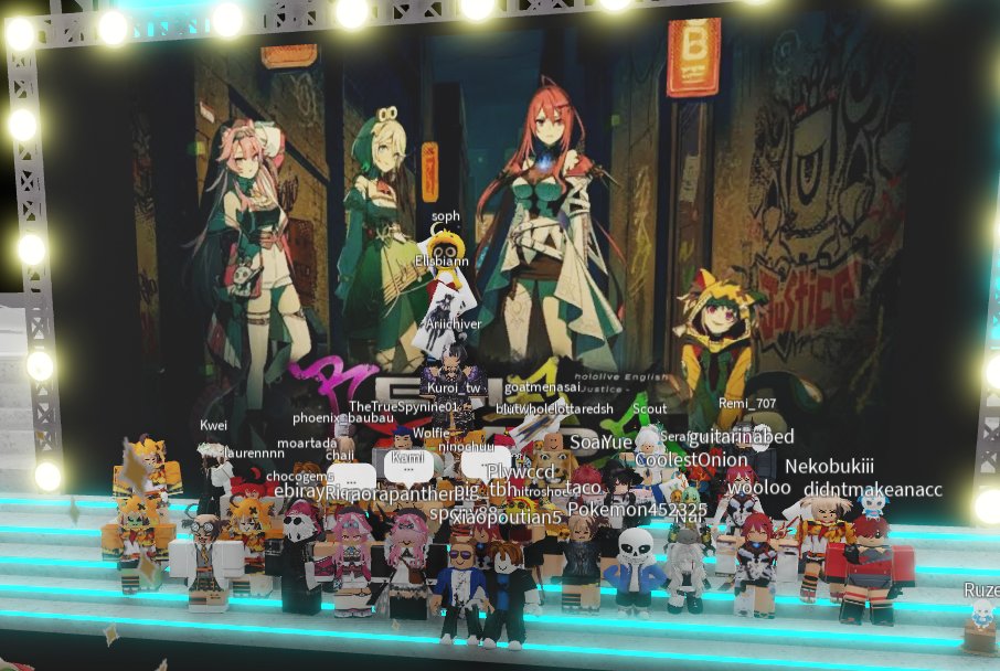 niimurin's tweet photo. THANK YOU FOR JOINING #HOLOBLOX !!!!!!!!!!!
SEE YOU ON SEPTEMBER 21ST FOR THE NEXT MEETUP, MAKE SURE TO CHECK OUT GREM CITY AND HOLOLIVE RACING! https://t.co/hHA0IOM2a9