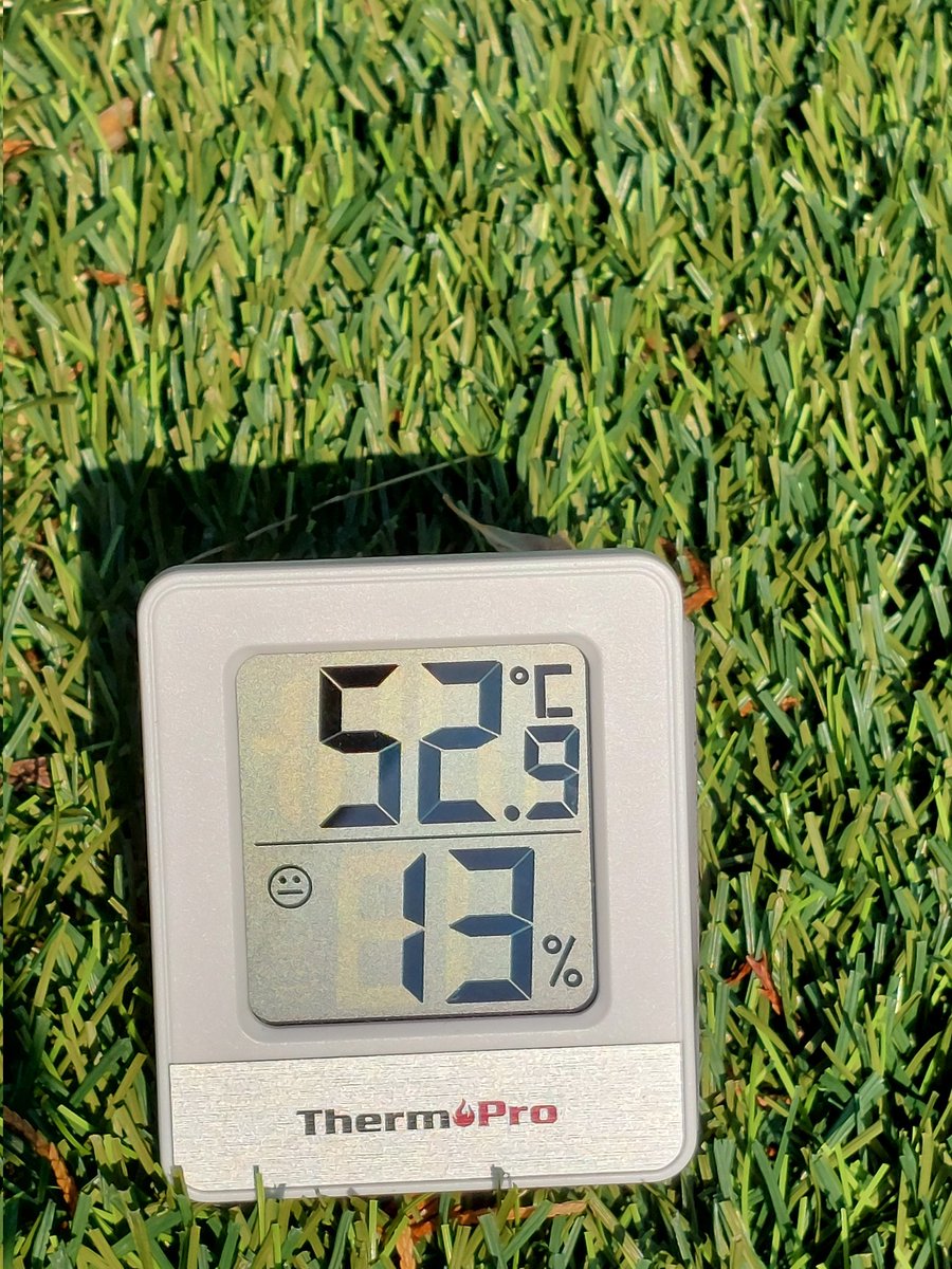 This is the temperature in my garden taken just now !! It's smoking hot !! 🌞🌞🌞🌞🌞🔥🔥🔥