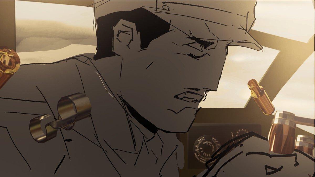 Krofel2's tweet image. Been dead because I'm working on this longass oc animatic and it's taking forever (lack of money will not stop me from making the shitty dark comedy WWII movie I want to see)