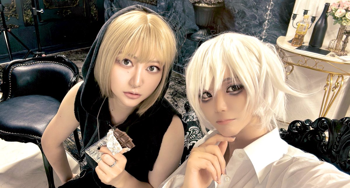 sonorama13's tweet image. デスノート　ニアとメロ♪