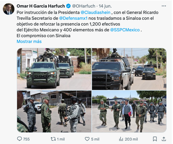 Por cada líder generador de violencia detenido vinculado al grupo criminal de La Mayiza, el gobierno federal ha aprehendido a dos de La Chapiza. Esto se desprende de un análisis realizado a la información dada a conocer en las ruedas de prensa matutinas.