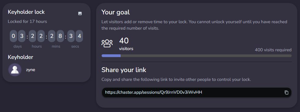 Please add more time to my lock 🥺🙏 chaster.app/sessions/Qr9Jr…