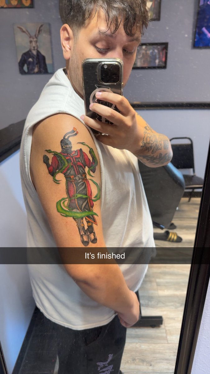 godermac's tweet photo. Only fitting that I get an ermac tattoo 😄 https://t.co/nU5ZnpUmOL