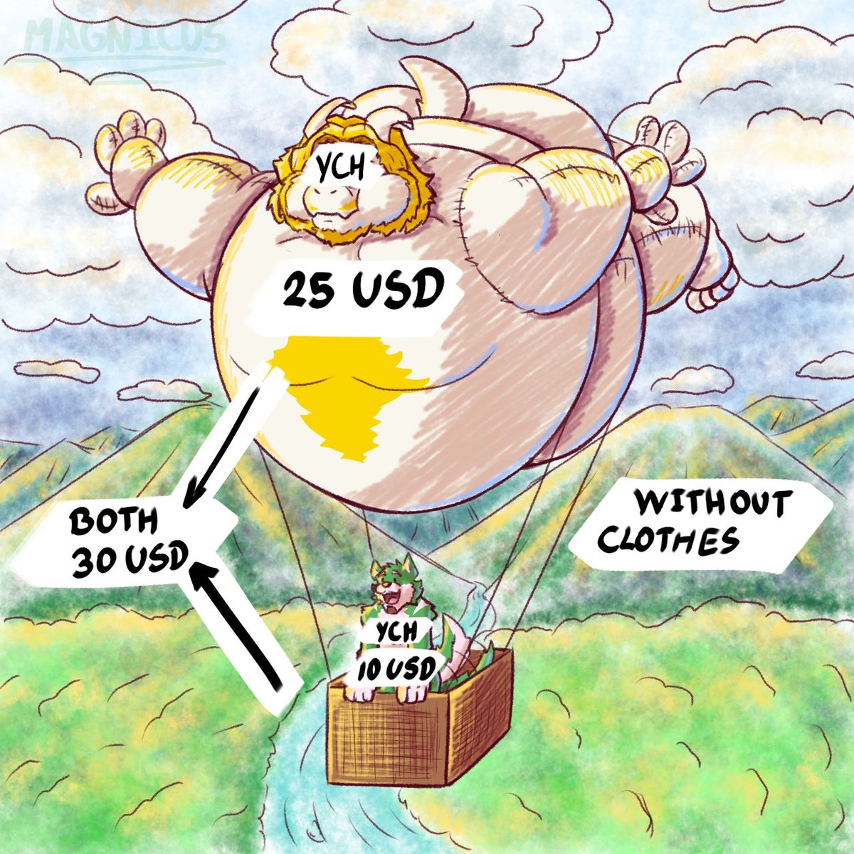 MagnicusFat's tweet photo. YCH

You can send me a DM to ask or write to me on Telegram.

#furry #YCH #inflationart #furryinflation https://t.co/P9jVCTL59t