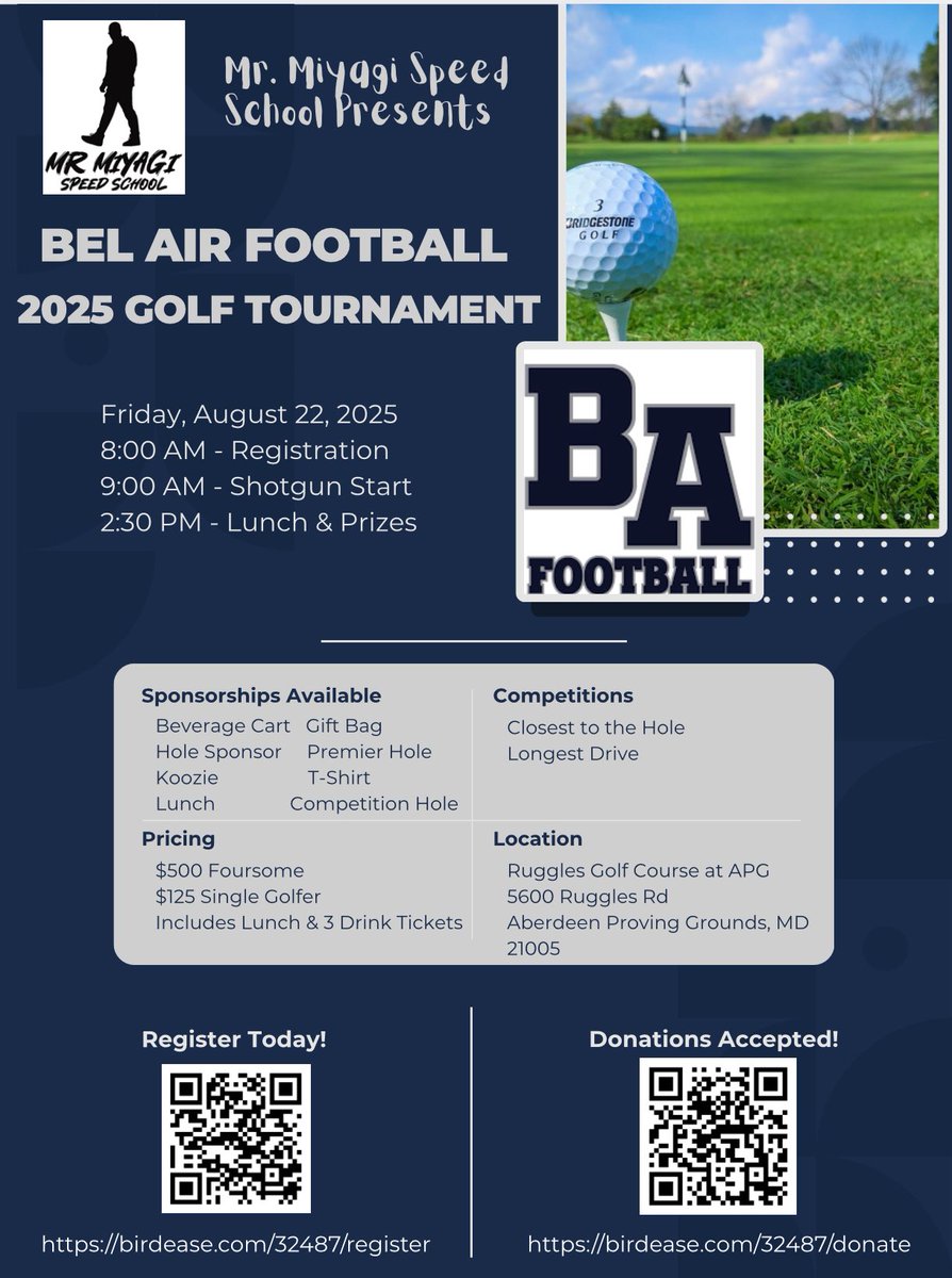 Still looking for sponsorship and participants!