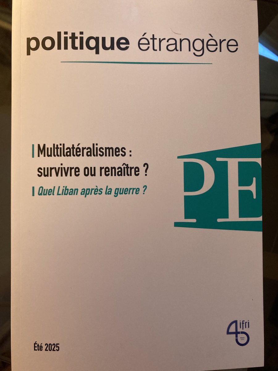 Thomas Gomart (@thomasgomart) on Twitter photo Dernière livraison de <a href="/Pol_Etrangere/">Politique étrangère</a> <a href="/IFRI_/">Institut français des relations internationales</a> avec un dossier consacré aux multilatéralismes : Bernard Miyet, Frédéric Ramel, <a href="/Kazatchkine/">Michel Kazatchkine</a>, Serge Sur et Benjamin Pajot - <a href="/M_Hecker/">M Hecker</a> Dernière livraison de <a href="/Pol_Etrangere/">Politique étrangère</a> <a href="/IFRI_/">Institut français des relations internationales</a> avec un dossier consacré aux multilatéralismes : Bernard Miyet, Frédéric Ramel, <a href="/Kazatchkine/">Michel Kazatchkine</a>, Serge Sur et Benjamin Pajot - <a href="/M_Hecker/">M Hecker</a>