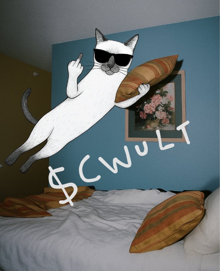 sharkbunny_'s tweet photo. some coins moon
some coins rug
$CWULT?
it stretches.
Cat With Unusual Long Torso.
too long to fail. 😼
#CWULT #LongCatEnergy #Memecoin #StretchSeason https://t.co/3i4LkYt42X