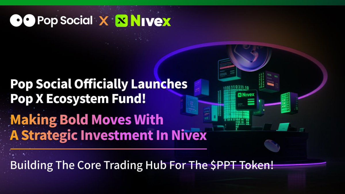🚨Major Breakthrough! Pop Social has officially launched its ecosystem  capital engine — Pop X Foundation (POWER KEEPER FOUNDATION LTD, Reg No.  15910521)! The first strategic investment is in: Nivex @nx_Labs , an