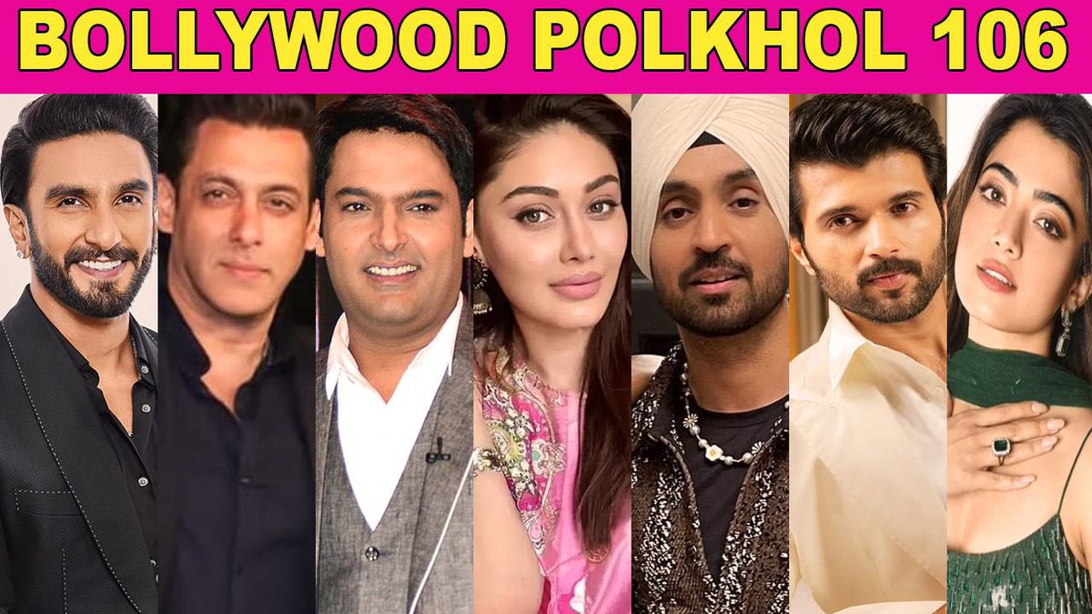 KRK’s Bollywood Polkhol 106. youtu.be/edwMHQLUOV8?si…