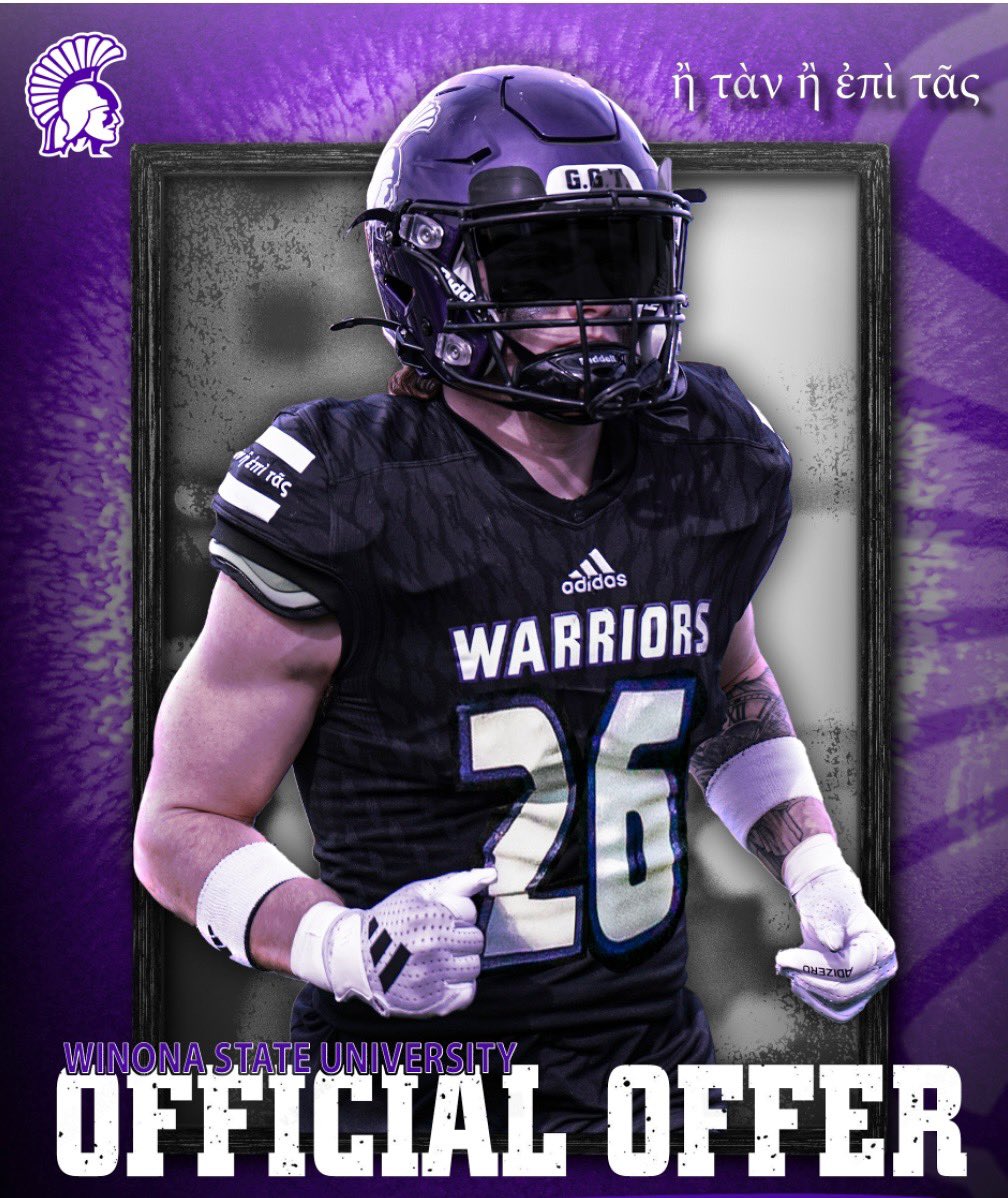 Routeclosed_'s tweet image. AGTG🙏🏾Winona state university offered @CoachRiversPSP @WinonaState_FB