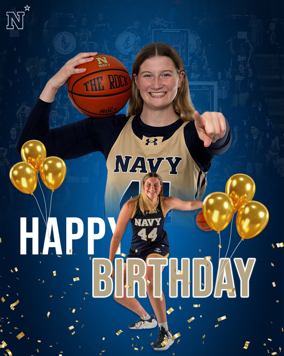 NavyWBB's tweet image. Wishing a Happy Birthday to @katesamson44 🎂💙
#GoNavy | #Impact