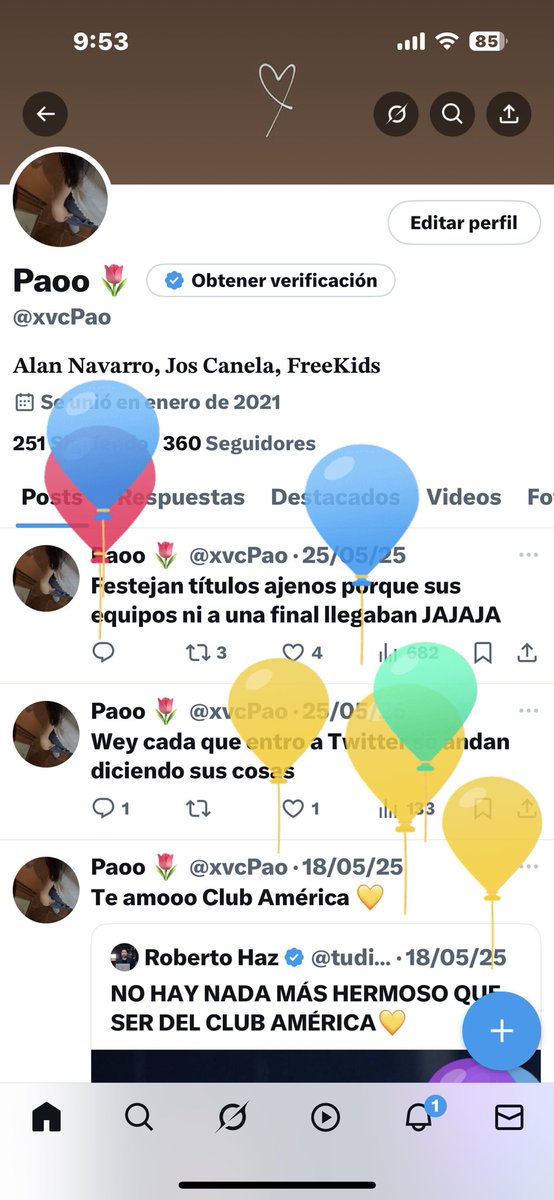 Tengo globitos 💘