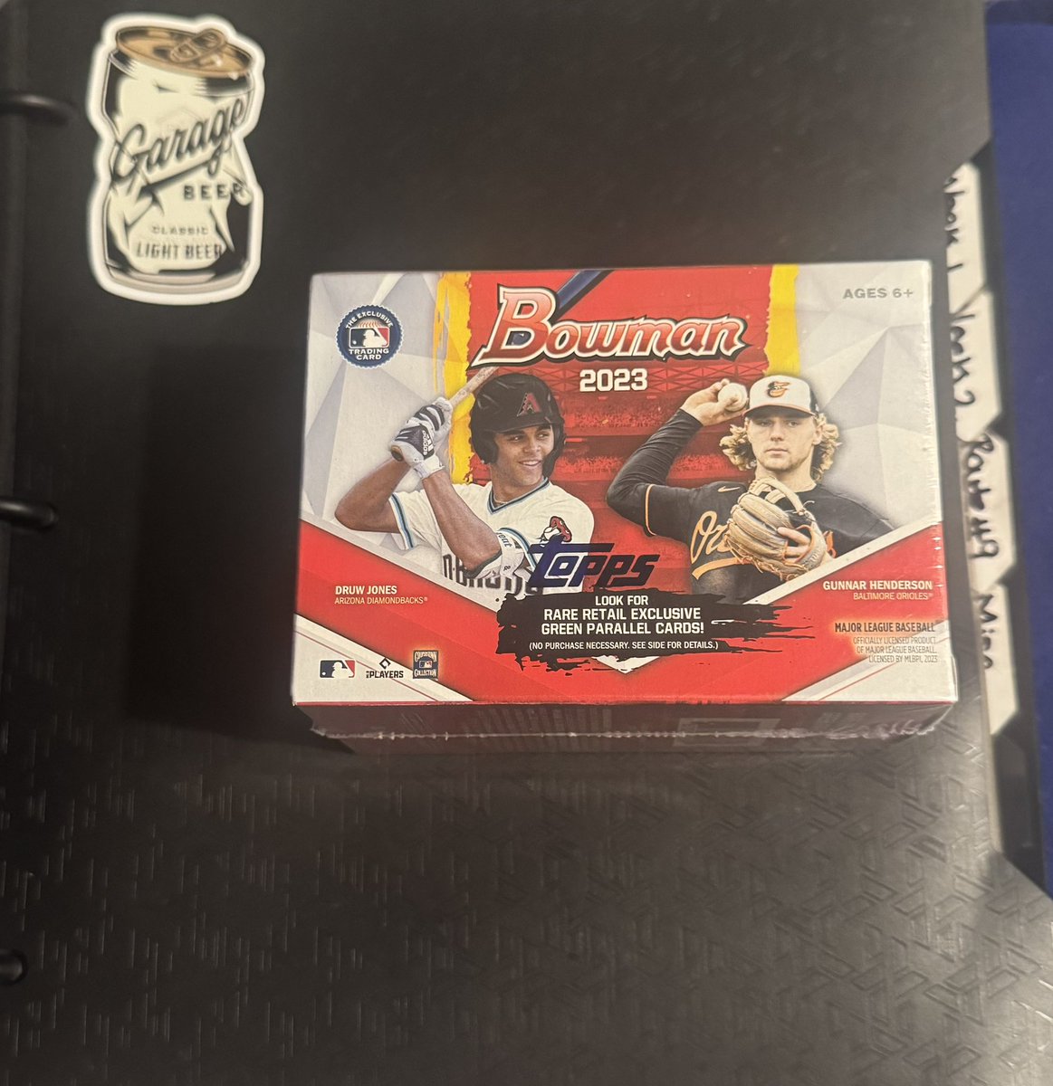 BALLBAKEDTAKES's tweet image. @drinkgaragebeer #letsrip #2023bowman😮‍💨 I know I won’t find that #garagebeer card in here but I am #hunting 
#garagebeer help a sista out to cross this off my pc #garagebeercard