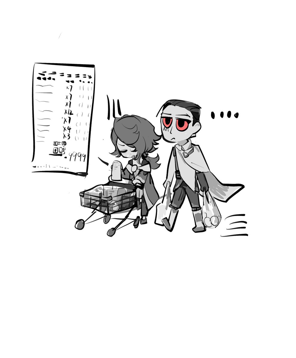 8zhicoco's tweet image. 。弱智小漫画
关于43一起去超市会购买多少东西）
#JhinHwei