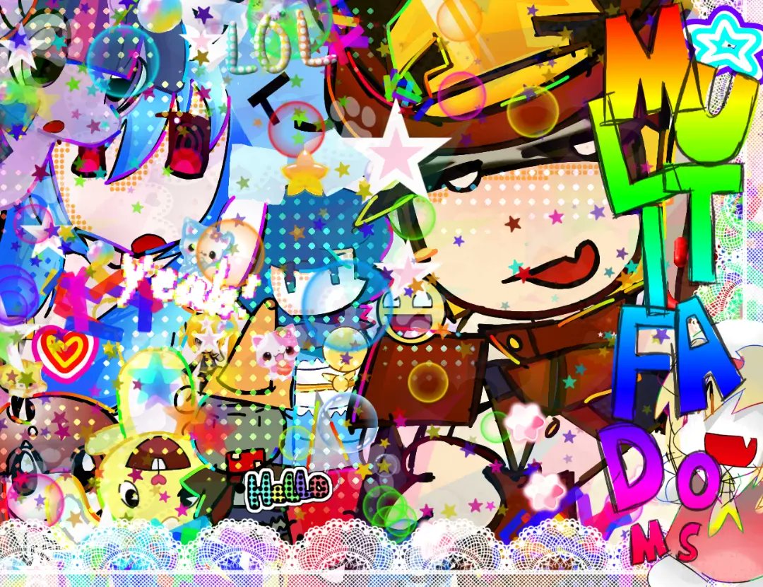 Insez_zi's tweet photo. corny as hell but I spent an unnecessary amount of time on it so I gotta post
why is cuddles missing his legs and why are the others poorly drawn? It's bc I got lazy
#gutsandblackpowder 
#justshapesandbeats
#happytreefriends
#nebulamancers
#plantversuszombie
#mylittlepony https://t.co/dKwN8I1KhB
