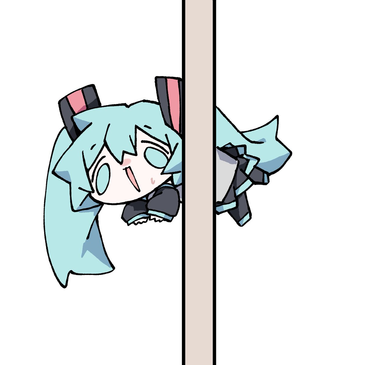 ね*む様 手描きイラスト　初音ミク Post by ムエム / 무응애 on X: #初音ミク