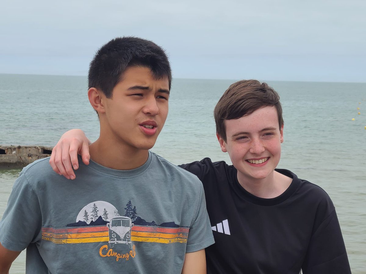 MFLHope's tweet photo. Exploring Arromanches, the centre of Gold Beach D Day landings. https://t.co/i6nf0enZaE