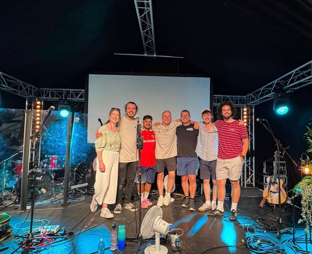 luke_wareham's tweet photo. @SpreeSW Encounter venue 2025 with these legends. So much freedom in the room as we looked over the weekend about how we are FORGIVEN &amp; FREE 🙌 check out the theme song we wrote for the weekend - https://t.co/Ok2YR9wxjX https://t.co/5QswWow8Dw