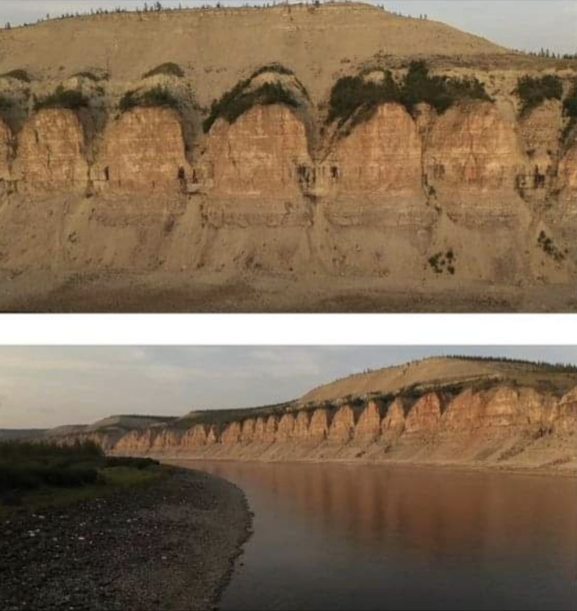 history_hacked's tweet photo. Yakutia, northern Siberia, Russia.

Kinda evenly spaced for nature, don't you think? https://t.co/2AOSrUNhvU