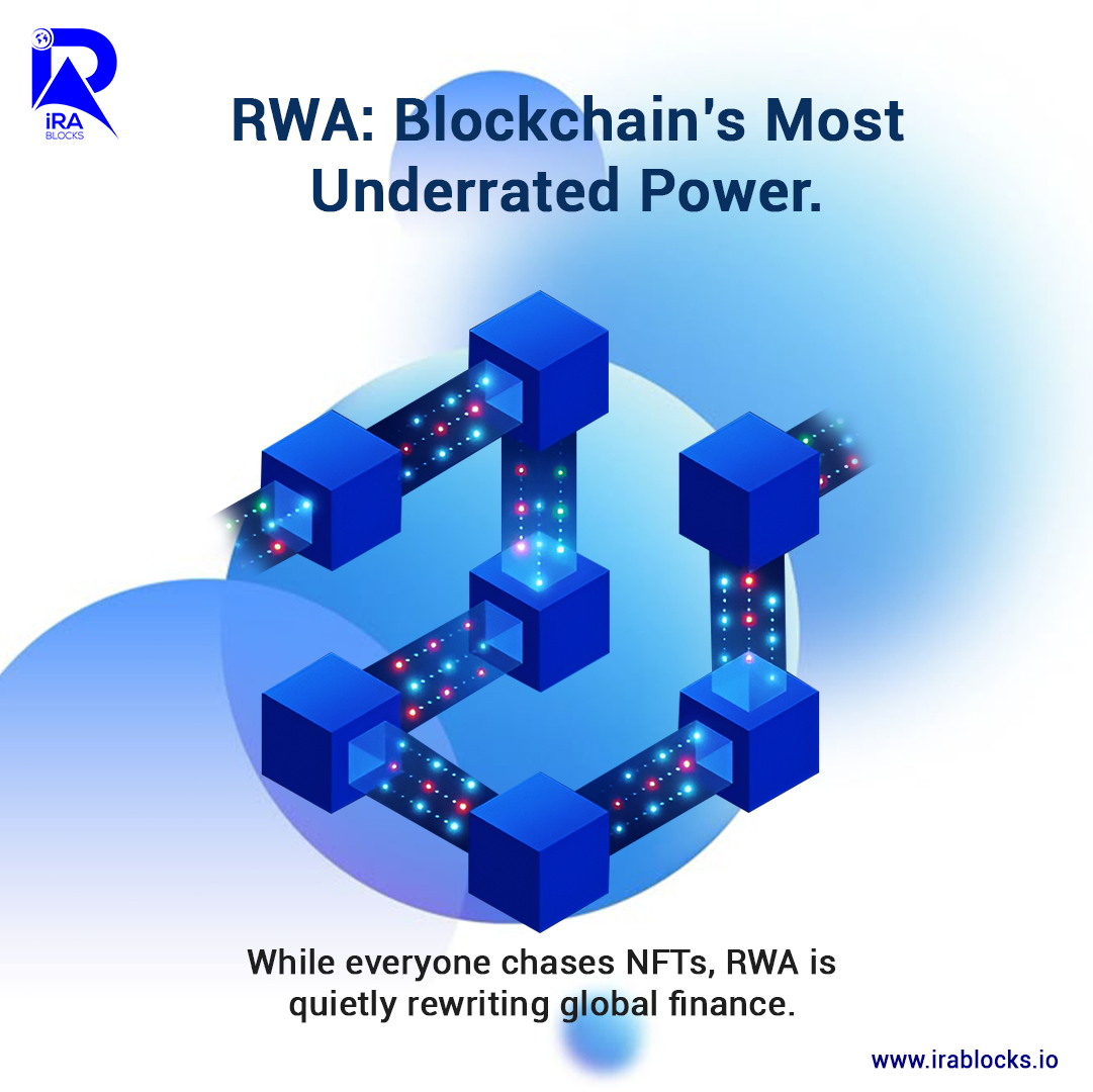 iRABlocks1's tweet photo. 💡 #RWA is the real alpha.

While everyone’s chasing #NFTs, Real World Assets (RWAs) are quietly transforming global finance with tokenization and liquidity.

👉 Discover how #iRABlocks is unlocking the future of real-world asset investing: https://t.co/j2WGYDdTxh https://t.co/deYfwhKFSI