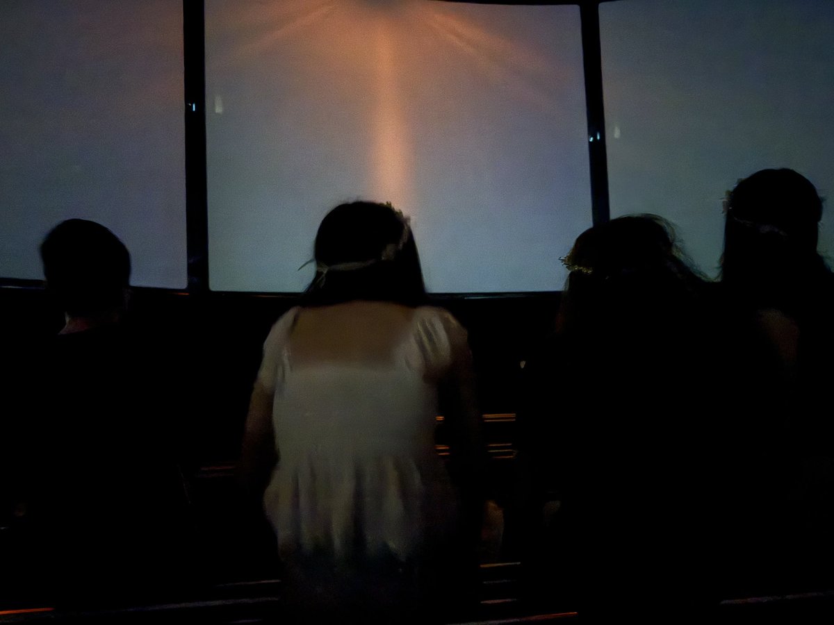 MFLHope's tweet photo. The 360° cinema at Arromanches, where we watched a film about the Battle for Normandy. https://t.co/m4ojOAvlks