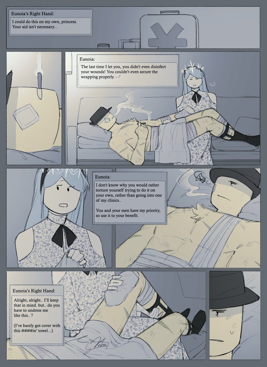 after the events of "you weren't made to care" (1)

#frozensoul #dreamgame #mafioso #eunoia