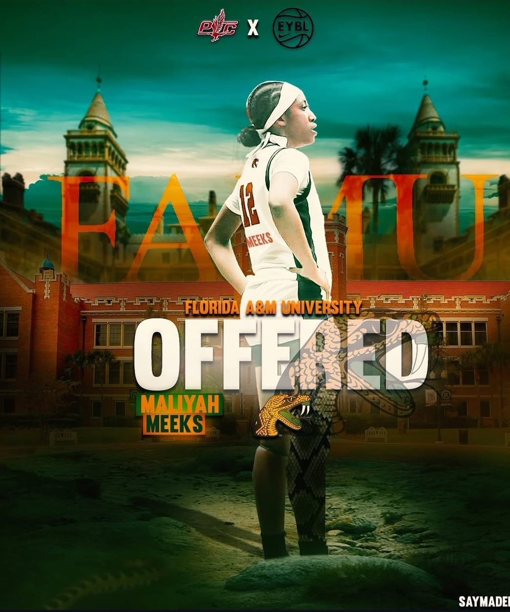 NOW Elite NIKE 17u (@nowelitenike17u) on Twitter photo ⭐️Congratulations to NOW Elite Nike 17u Maliyah Meeks on her offer from Florida A&M wbb!! Thanks to <a href="/CoachBGordon/">coach_bigpressure🧡💚</a> and her staff!! Go Rattlers! <a href="/FAMU_WBB/">Florida A&M Women’s Basketball 🏀</a> Let's Gooo!! ⭐️Congratulations to NOW Elite Nike 17u Maliyah Meeks on her offer from Florida A&M wbb!! Thanks to <a href="/CoachBGordon/">coach_bigpressure🧡💚</a> and her staff!! Go Rattlers! <a href="/FAMU_WBB/">Florida A&M Women’s Basketball 🏀</a> Let's Gooo!!