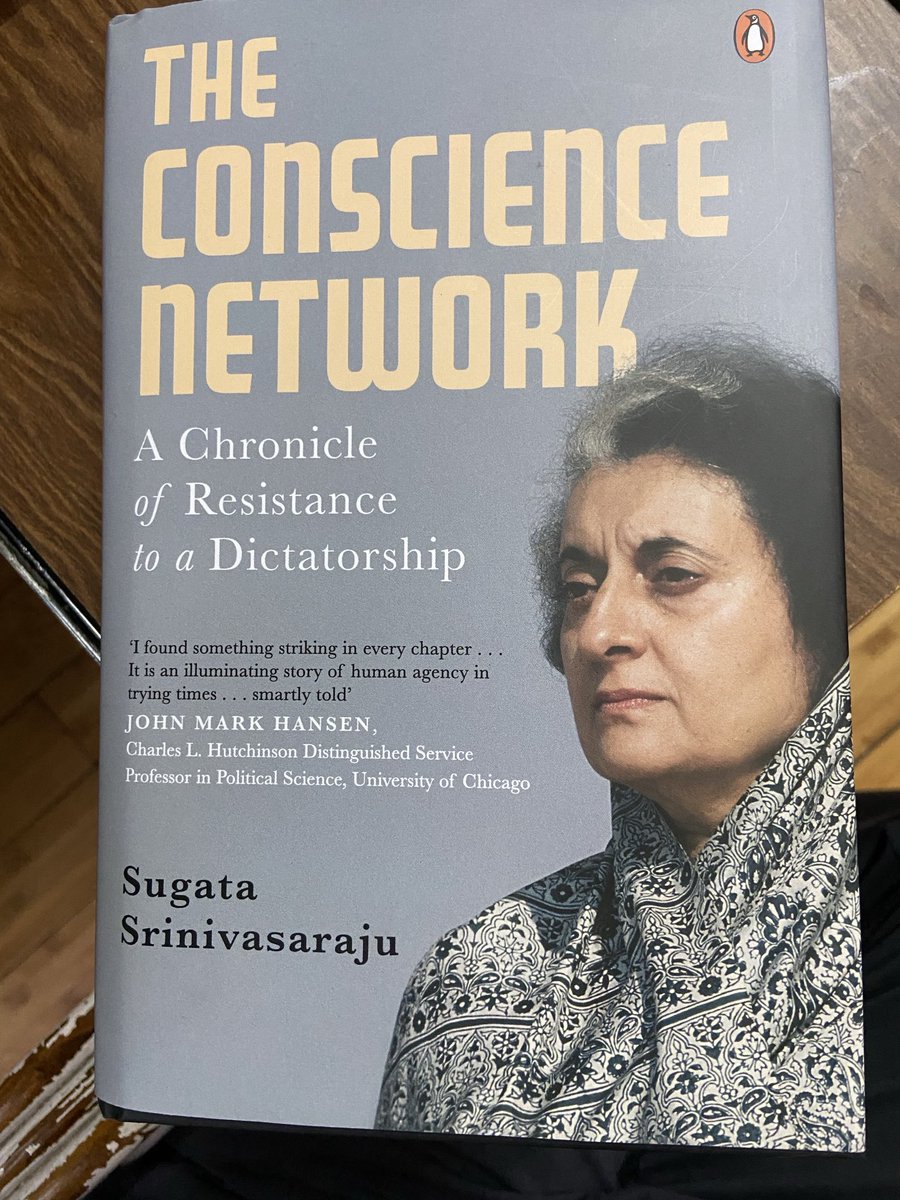 Proud moment! My brother  ’<a href="/sugataraju/">Sugata Srinivasaraju</a>’s latest book The Conscience Network is a powerful exploration of dissent, democracy, and the moral fabric of India. A must-read!
