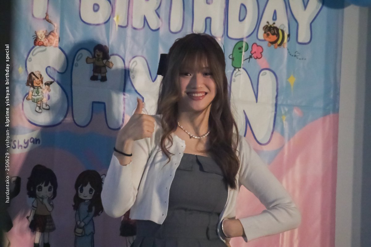 hardantako's tweet photo. Happiest birthday to @Yishyan_klp48 ! Semoga itu semoga ini! Keep on slaying and keep on โ๐คชโ
#YiShyanKLP48
#ShyanWithMe https://t.co/etAfHBaTS7