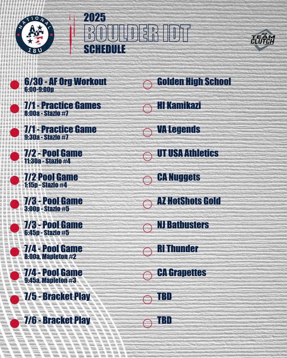 Colorado here we come!!💪💪 CAN’T WAIT!!🥎🩷
#AFstrong #BeBetter #TeamCSA 
<a href="/jakelindy2021/">Jake Lindmeier</a> <a href="/KevinBlaskowski/">Kevin Blaskowski</a> <a href="/AFSBALL/">American Freedom Softball</a> <a href="/CSA_Athletes/">Collegiate Sports Advocate (CSA)</a> <a href="/Dionne_Hill_CSA/">Dionne Hill CSA</a>