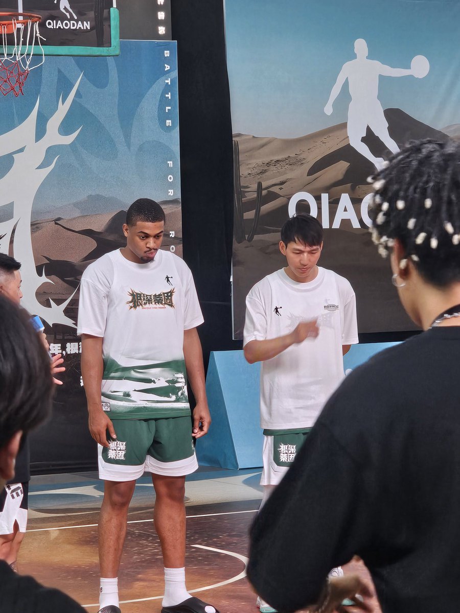 clske's tweet image. #KeldonJohnson #凯尔登约翰逊中国行 ，除了KJ，还见到了吴前