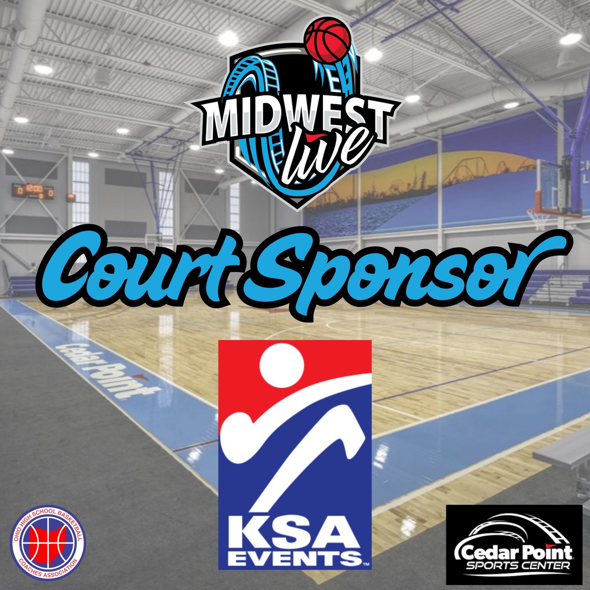 OHSBCA (@ohiobkcoaches) on Twitter photo Thank you to our Midwest Live Court Sponsors…
Court 1: KSA Events
Court 2: Luceo Sports
Court 5: KSA Events
Court 10: Grip Spritz
<a href="/_KSAEvents/">KSA Events</a> <a href="/LuceoSports/">Luceo Sports</a> <a href="/grip_spritz/">Grip Spritz - Basketball Shoe Grip Spray</a> Thank you to our Midwest Live Court Sponsors…
Court 1: KSA Events
Court 2: Luceo Sports
Court 5: KSA Events
Court 10: Grip Spritz
<a href="/_KSAEvents/">KSA Events</a> <a href="/LuceoSports/">Luceo Sports</a> <a href="/grip_spritz/">Grip Spritz - Basketball Shoe Grip Spray</a>
