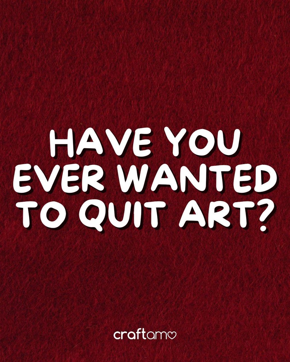 Craftamo® Art Supplies (@craftamo) on Twitter photo Have you ever felt like quitting art? What pulled you back in? 🎨
——
➡️ Follow <a href="/craftamo/">Craftamo® Art Supplies</a> for more creative art tips & cruelty free art supplies.
——
#artoftheday #craftamo #artofinstagram #painting #artquote #motivation #artist #art #creativity #paint #arttips #artistlife Have you ever felt like quitting art? What pulled you back in? 🎨
——
➡️ Follow <a href="/craftamo/">Craftamo® Art Supplies</a> for more creative art tips & cruelty free art supplies.
——
#artoftheday #craftamo #artofinstagram #painting #artquote #motivation #artist #art #creativity #paint #arttips #artistlife