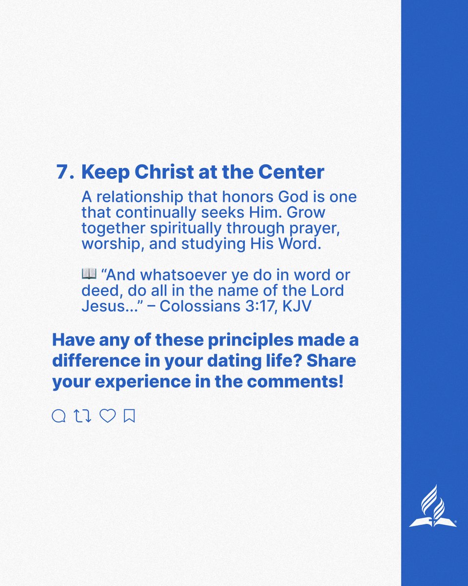 Society pushes its own ideas of relationships, but God has given us something better. Here are 7 ways to keep God at the center of your dating life. Have any of these principles made a difference in your life? Share in the comments!
