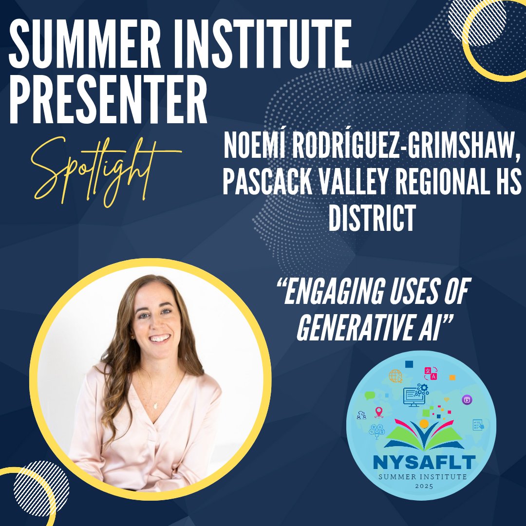 The craziness of the school year is over, now do something for yourself! Register for Summer Institute 2025. SI let's you "choose your own adventure" &amp; learn at your own pace. You also get to learn from incredible presenters like Noemí!! 
Scholarships also available, apply online