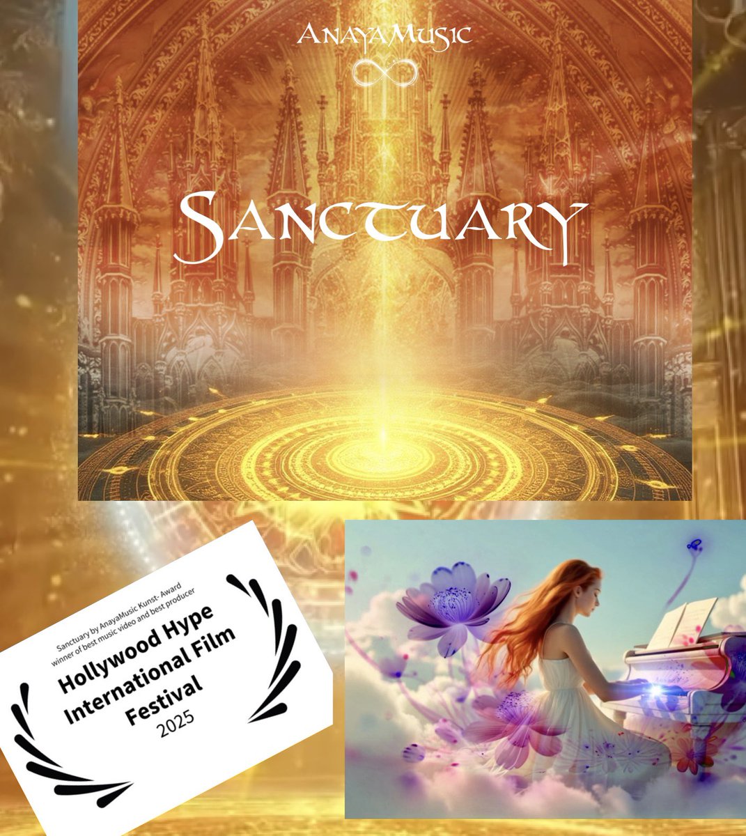 🏆Award winner at the Hollywood Hype International film festival in the USA. Watch here: youtu.be/CR-y2-IL1Sw?si…
Review: “Sanctuary” she has win over the hearts and minds of the listener…” says ~Steve Sheppard from OWMR
 instagram.com/p/DLfZXBZRNBG/…