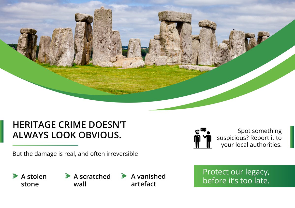 National Rural Crime Network (@ruralcrimentwk) on Twitter photo One #stonemissing, one artefact taken, these actions chip away at our #nationalhistory.
Mark Harrison, from <a href="/HistoricEngland/">Historic England</a>, highlighted the irreversible damage of #heritagecrimes at the National Rural Crime Annual Conference.
Learn more - historicengland.org.uk
#RuralCrime One #stonemissing, one artefact taken, these actions chip away at our #nationalhistory.
Mark Harrison, from <a href="/HistoricEngland/">Historic England</a>, highlighted the irreversible damage of #heritagecrimes at the National Rural Crime Annual Conference.
Learn more - historicengland.org.uk
#RuralCrime