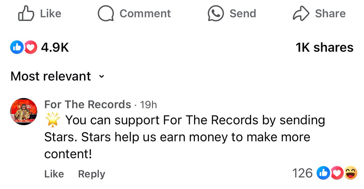 wode_maya's tweet photo. Big man @ForTheRecordsGh feel to reach out let me show you how to make proper money without asking your audience to donate stars to create more content 😀 https://t.co/V9aId9WVOC