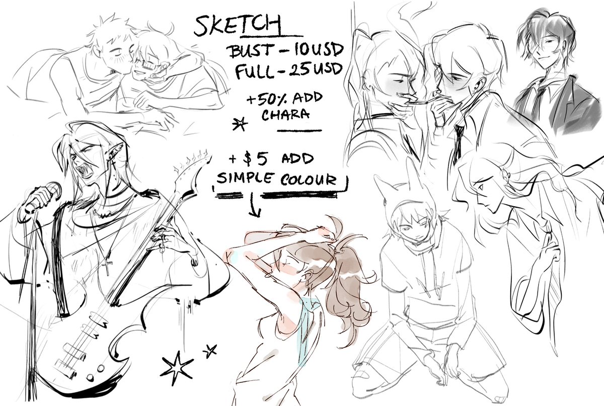 mewkko's tweet image. hii my comms are open ^_^ dm me for a slot!