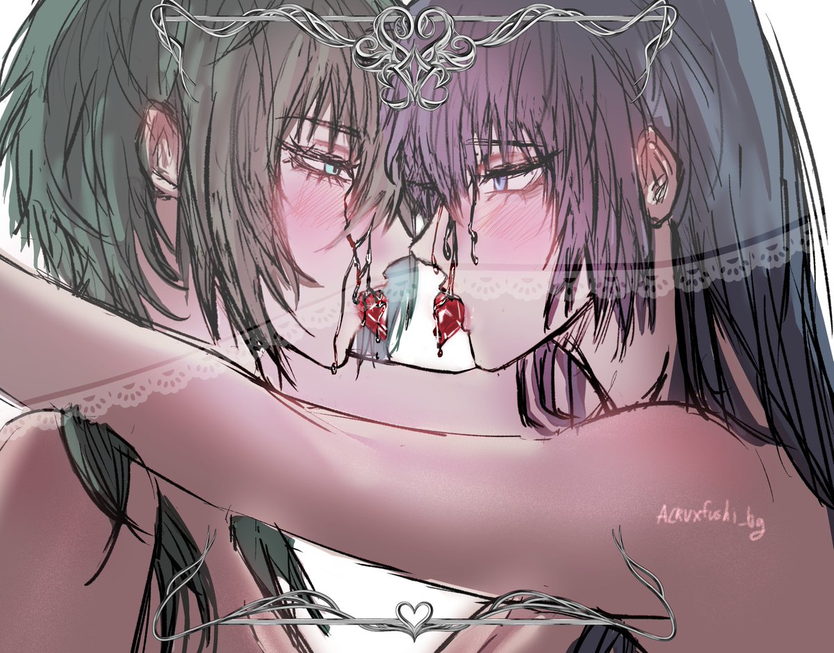 acruxfushi_bg's tweet photo. oh my doomed yuri Rinsagi💔💔 https://t.co/CAFPPD26ye