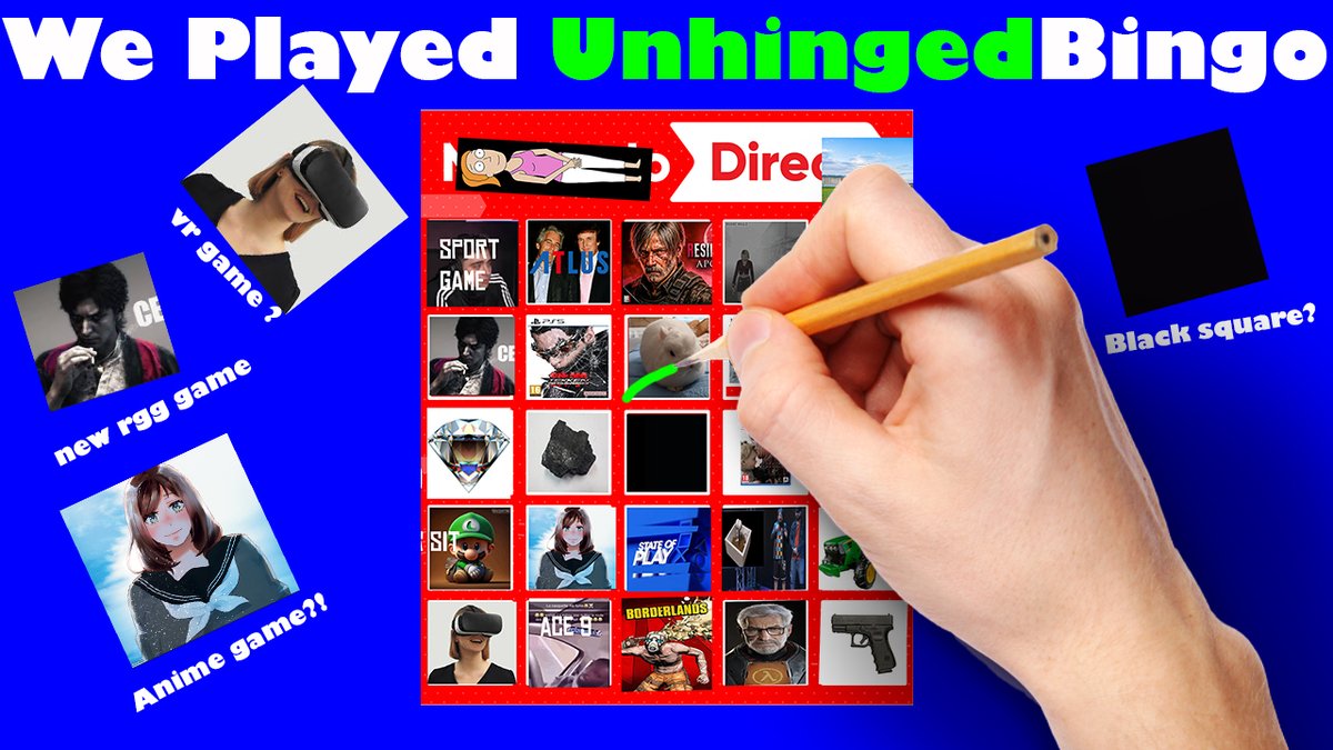 YakuzaSpammer's tweet image. NEW VIDEO
We Played Summer Game Fest Bingo with the Most Unhinged Predictions
link in replies