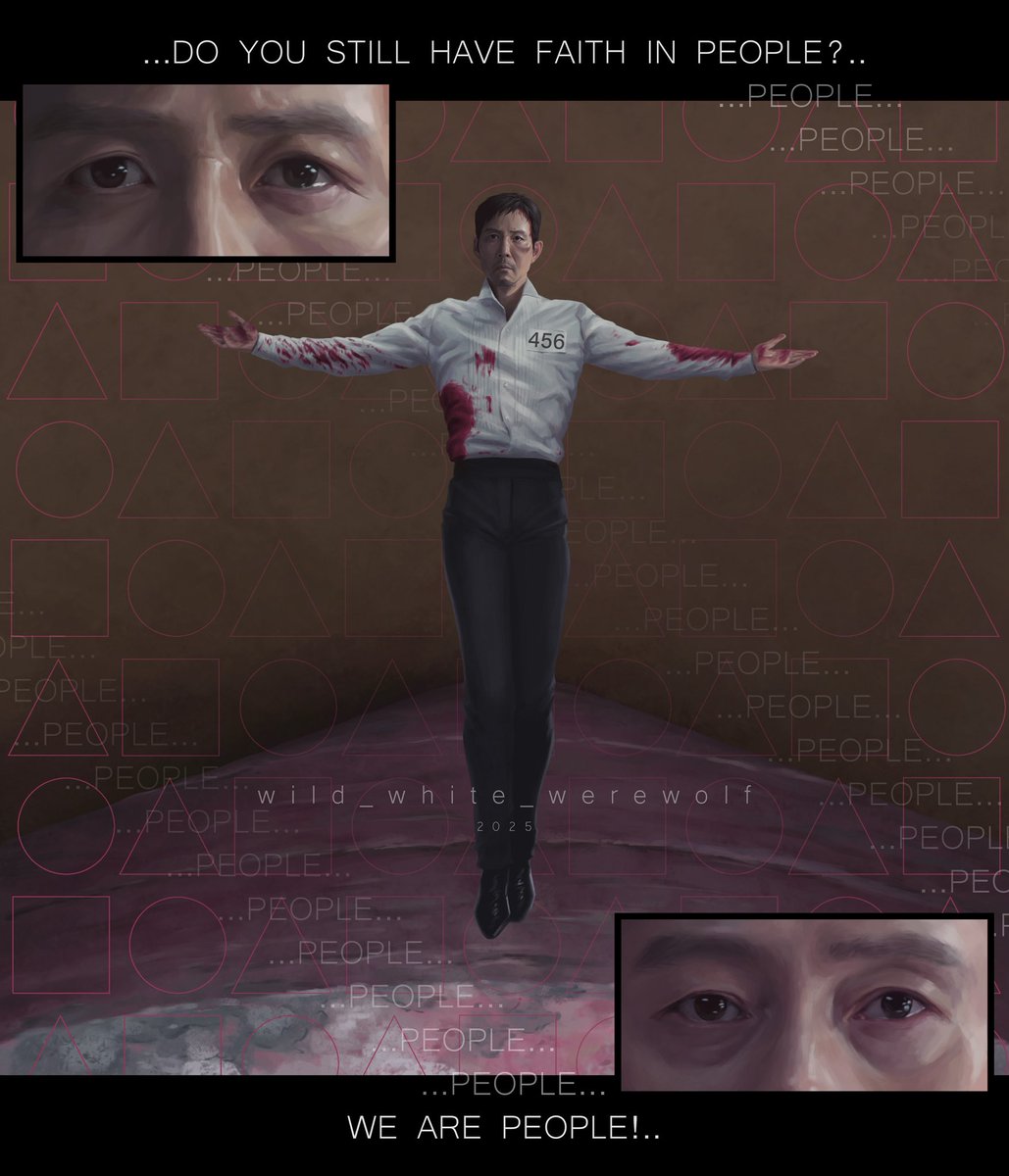 WE ARE PEOPLE!..

#SquidGame #SquidGame2 #SquidGame3 #inho #youngil #gihun #inhun #player001 #player456 #001x456 #457ship #frontman #netflix #squidgamefanart #WildWerewolfArt