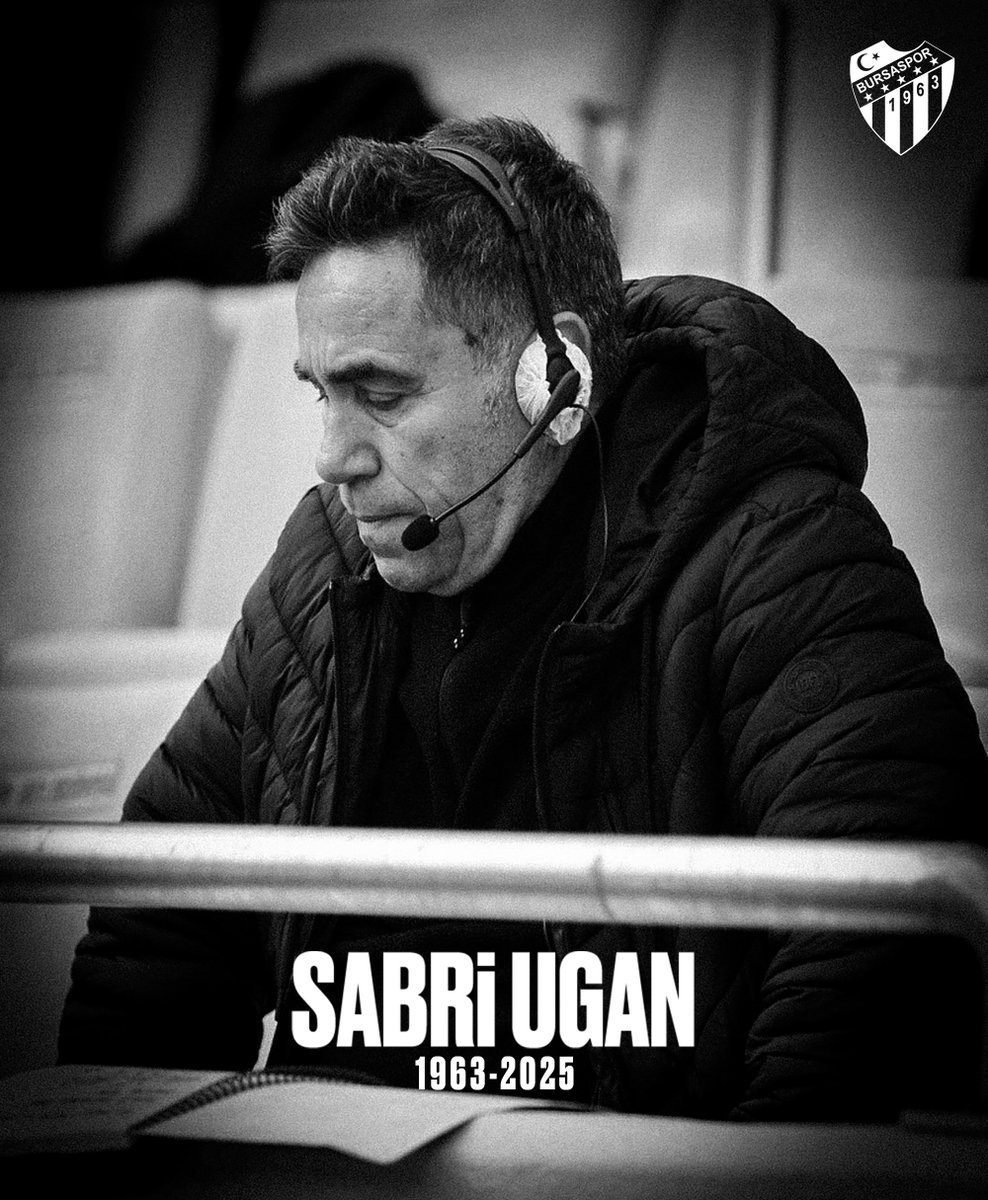 BursasporSk's tweet photo. Türk spor medyasının duayen isimlerinden Sabri Ugan'ın vefat ettiğini büyük bir üzüntü ile öğrenmiş bulunuyoruz.

Merhum Sabri Ugan'a Allah'tan rahmet; ailesi, yakınları, sevenleri ve tüm spor medyasına başsağlığı dileriz. https://t.co/dHBeeoN0Iq