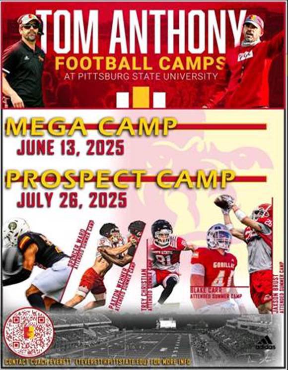 Cash Elston (@cashelston11) on Twitter photo Appreciate the message and the invite from <a href="/Gregg_Hollins/">Coach Gregg Hollins</a> to come out and compete at <a href="/GorillasFB/">Pitt State Football</a> this July๐ฏ
<a href="/CoachKJMack/">KJ Mack</a> <a href="/CoachArteaga/">Adam Arteaga</a> <a href="/CoachSixSix/">Chris Childress</a> <a href="/coach_josh63/">Joshua Queneau</a> Appreciate the message and the invite from <a href="/Gregg_Hollins/">Coach Gregg Hollins</a> to come out and compete at <a href="/GorillasFB/">Pitt State Football</a> this July๐ฏ
<a href="/CoachKJMack/">KJ Mack</a> <a href="/CoachArteaga/">Adam Arteaga</a> <a href="/CoachSixSix/">Chris Childress</a> <a href="/coach_josh63/">Joshua Queneau</a>