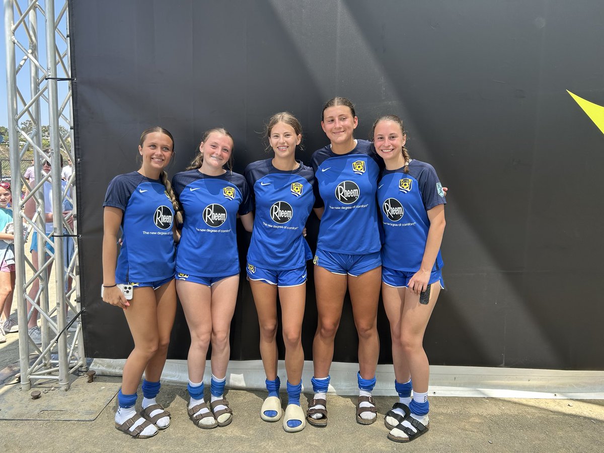 Grace Petrella (@09gracepetrella) on Twitter photo Got the 3-0 win yesterday to advance to the semifinals today! We play at 4:20 on field #10 against LV Heat Surf. Come watch us play!!
<a href="/ImYouthSoccer/">ECNL/GA/Recruiting/College Soccer</a> <a href="/ImCollegeSoccer/">College Soccer Truth ™</a> <a href="/CFSC09GECNL/">Cleveland Force 09G ECNL</a> <a href="/ECNLgirls/">ECNL Girls</a> Got the 3-0 win yesterday to advance to the semifinals today! We play at 4:20 on field #10 against LV Heat Surf. Come watch us play!!
<a href="/ImYouthSoccer/">ECNL/GA/Recruiting/College Soccer</a> <a href="/ImCollegeSoccer/">College Soccer Truth ™</a> <a href="/CFSC09GECNL/">Cleveland Force 09G ECNL</a> <a href="/ECNLgirls/">ECNL Girls</a>