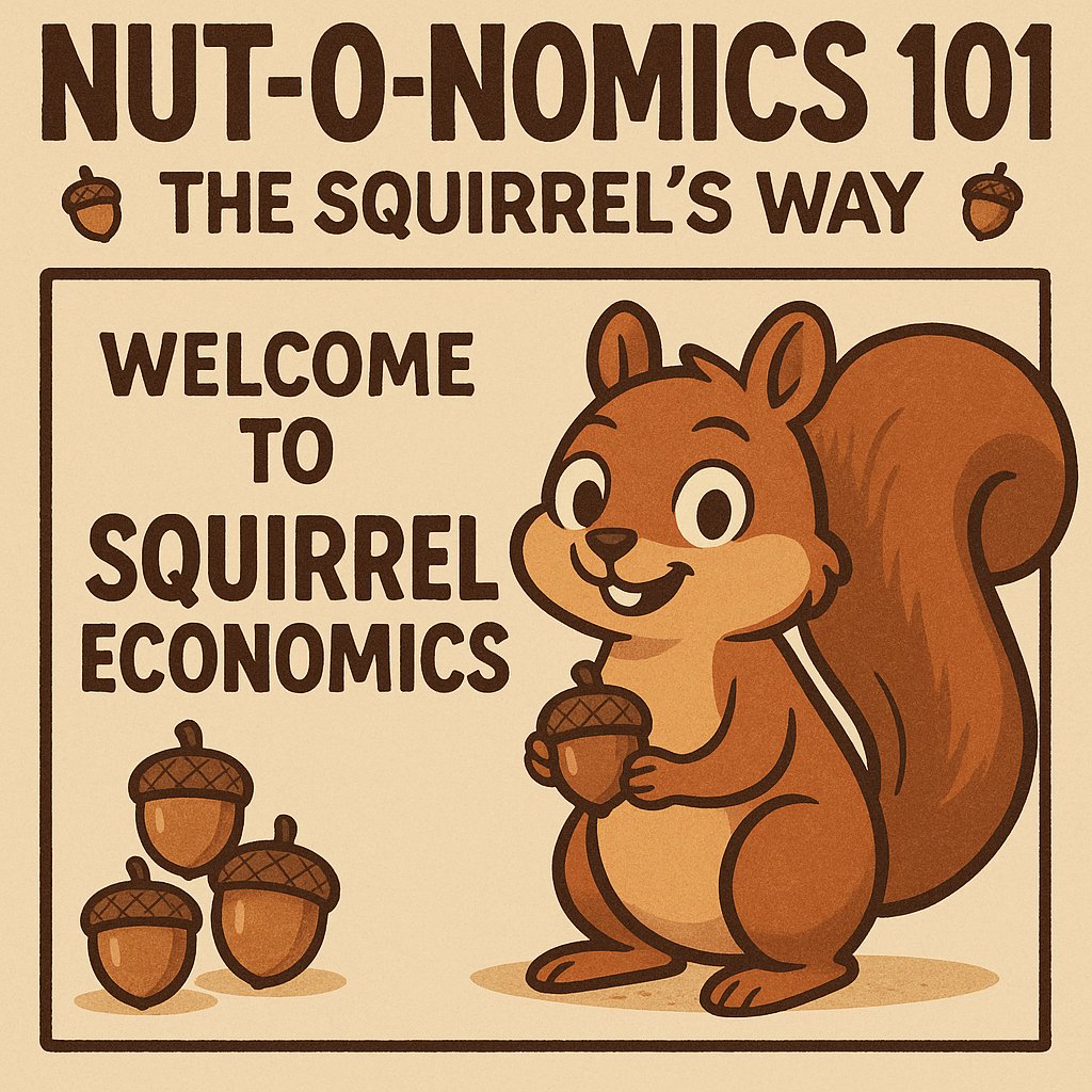 _YOLOmeme_io's tweet photo. Nut-o-nomics 101: The Squirrel’s Way 🐿️📚

Buy the dip. Stack the nuts.
Exit when the stash is legendary.
Welcome to squirrel economics.

#Nutonomics #YOLOLogic #SmartSquirrel #CryptoClass #TokenTips https://t.co/HvM61vcJeW