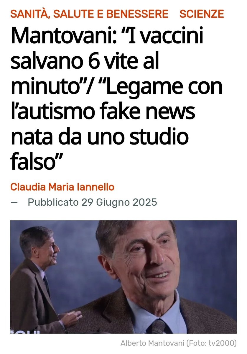 I vaccini salvano 6 vite al minuto. Capito acefali #novax?